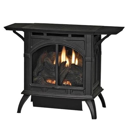 Mobiliario 20000 BTU Millivolt Contour Buner Log Set - Natural Gas, Matte Black MO2934770